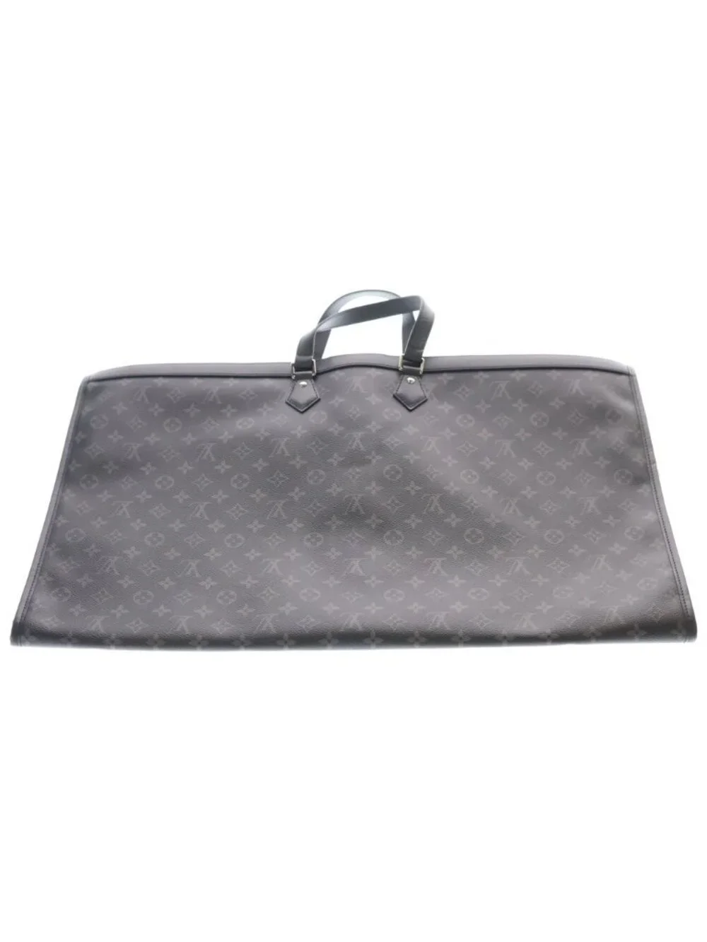 Louis Vuitton Monogram Eclipse Porto Avi Garment Bag Black Leather
